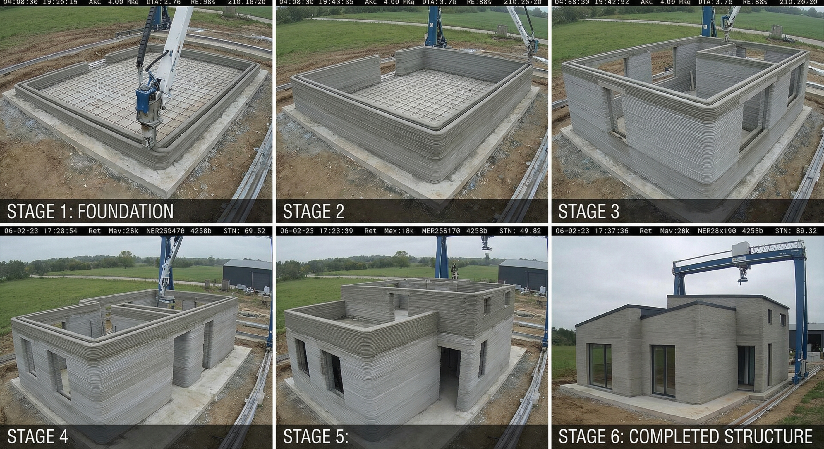 Concrete Layers and Texture